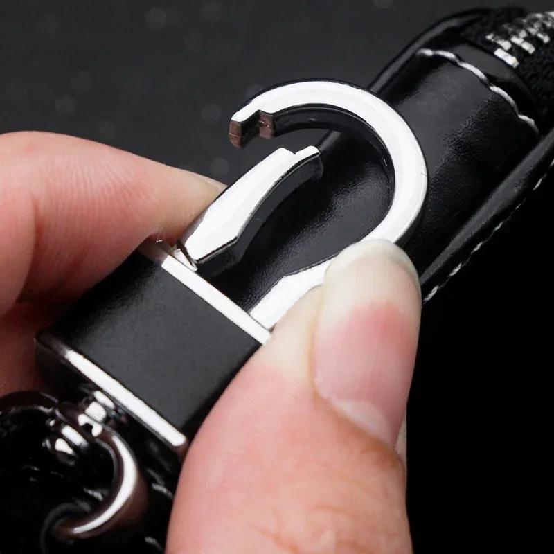 2025 Für Mercedes-Benz Leder Auto Schlüsselhülle Schutz Auto Schlüsseltasche Schlüsselanhänger Abdeckung für Mercedes Benz Neue B/C/E-Klasse A-Klasse C2