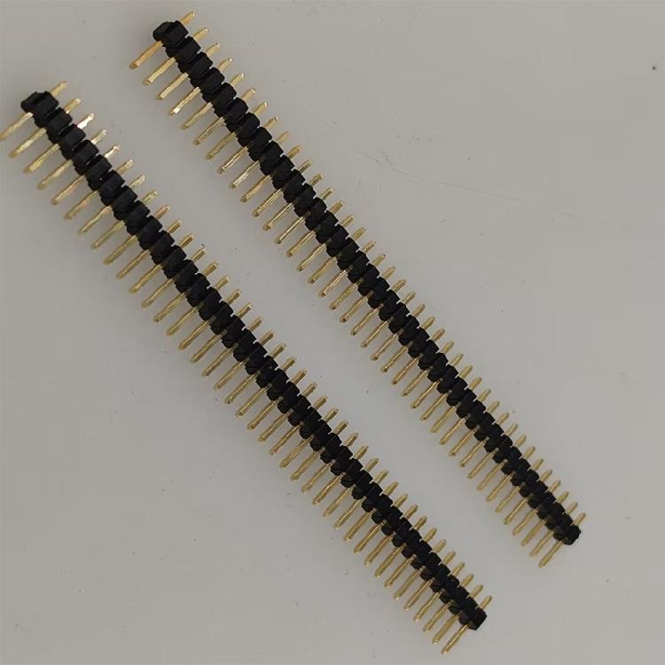 10Pcs 2.54mm Single Row Male Plug Socket Breakaway PCB Board Pin Header Connectors Board Spacer Easy to Install