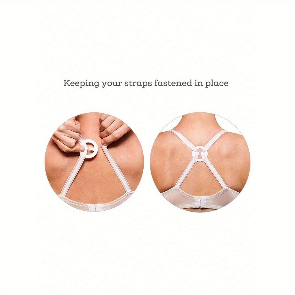 Flower Shaped Bra Strap Clips, Invisible Anti-Slip Bra Strap Holders Women's Undergarment Accessories Invisible Slip-Proof Bra Strap Buckle
