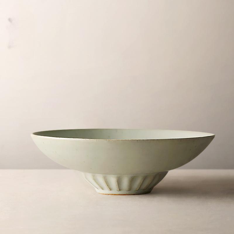 

Ceramic Straw Hat Plate Western Style Steak Plate Pasta Dish Thick Soup Plates Dessert Bowl Fruit Dish Salad Bowl Sashimi Plates