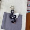 Y2K Harajuku Musical Notes Star Pendant Keychain Cute Bag Hanging Decoration For Women Girls Sweet Keyring Jewelry Gift