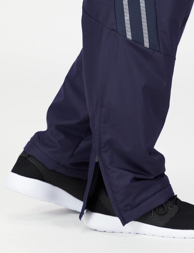 Mizuno MC Line Breath Thermo Insulated Training Warmer and Deep Navy X XL Pants, Moisture-Wicking, Windproof, Water-Repellent, 32MF2630, Silver,