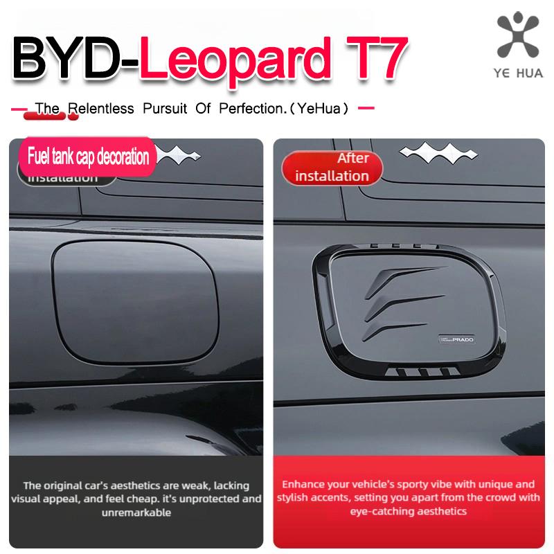 For BYD 2025-26 Formula Leopard Titanium 7 High Quality Modified Fuel Tank Cap StickerCar Fuel Tank Cap Decorative Sticker