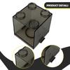 3 Pieces Display Case for Figures Box Multipurpose Storage Dustproof Protection Toys