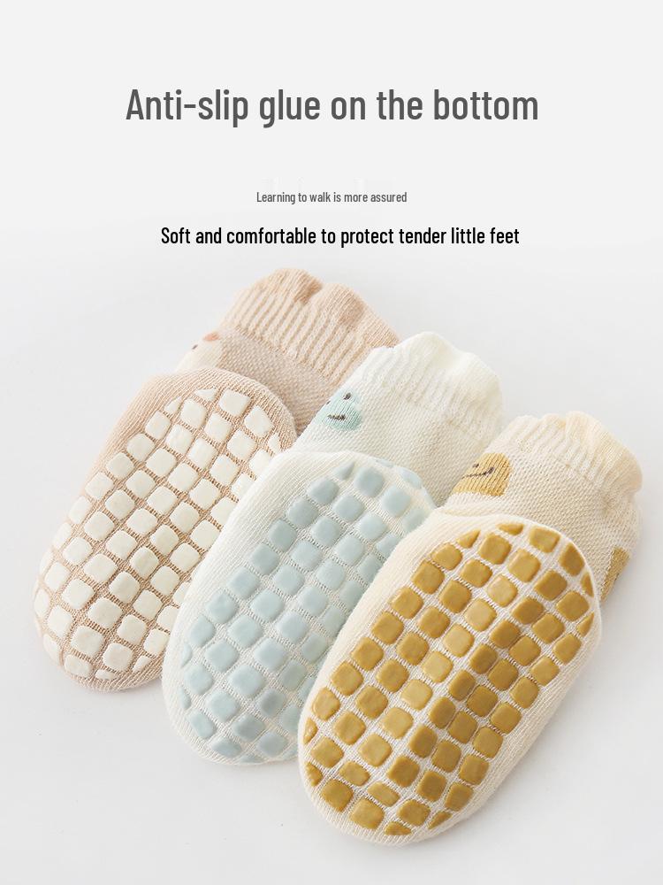 Summer Loose Cuff Non-Slip Cotton Cartoon Socks for Infants