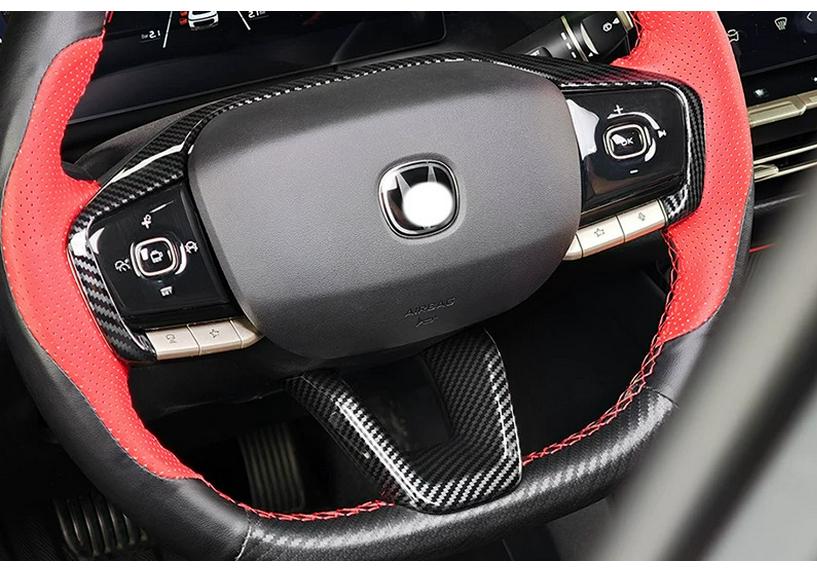 Compatible with 26 Changan Eado models: gear shift frame, inner armrest, central control vent, rear seat protector, and steering wheel.