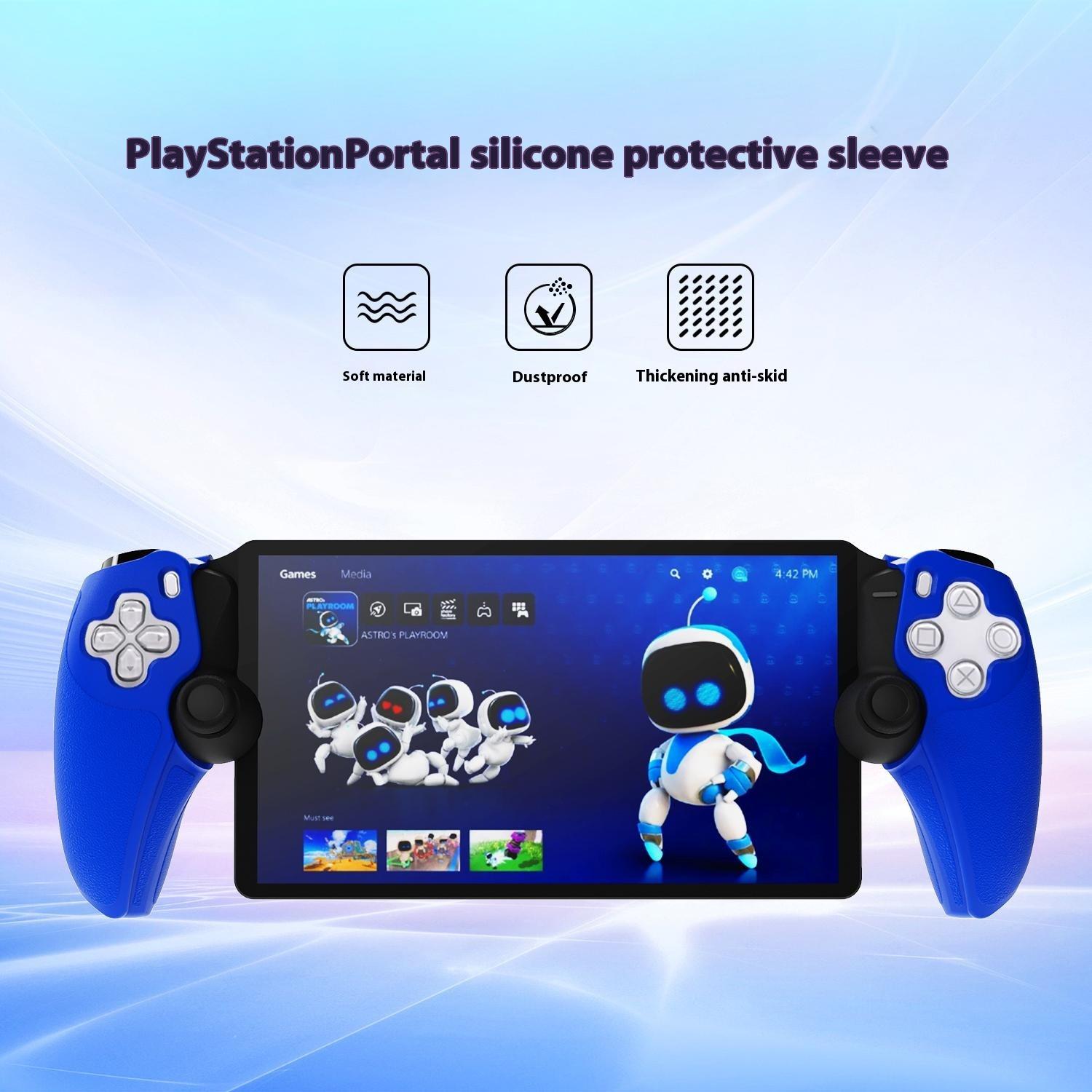 

Для портативної консолі Sony PS5 Portal, захисна кришка, силіконовий чохол для лівого та правого контролерів Red