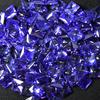 Natural Purple Tanzanite Loose Gemstone 51 Pcs Square Cut 7x5 Mm Lot for Jewelry Making and Crafts