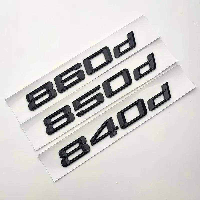 Auto Heckklappe Buchstaben Aufkleber Abzeichen Decal Selbstklebend Rückseite Aufkleber Für BMW 8er Serie E31 G15 840d 850d 860d Logo Zubehör tw2