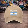 Pc Argentina Flag Baseball Cap Suitable for Unisex  Women Lightweight Hook  Loop Duckbill Hat with Argentina National Print Un