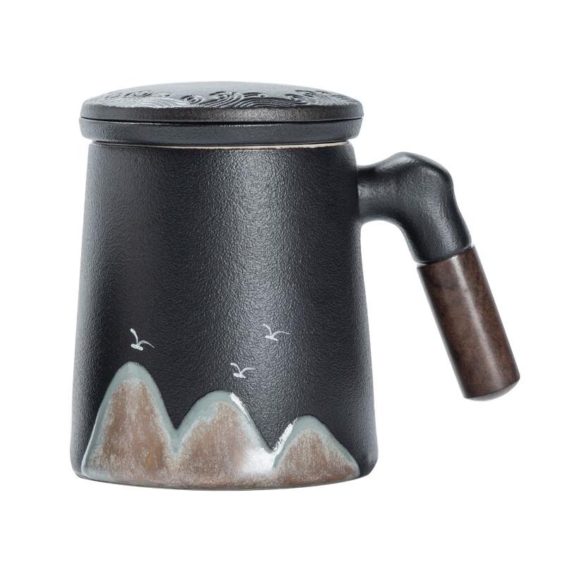 Yipan Ceramic Filter Mug with Lid