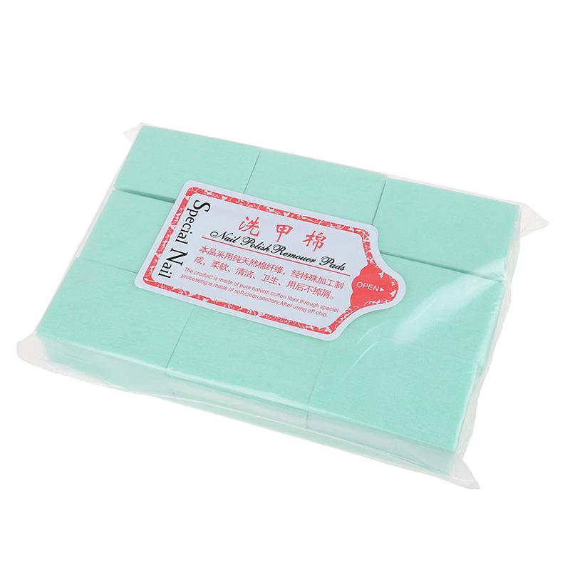 

600 Pcs Nail Polish Remover Nail Wipes Manicure Gel Lint-Free Hard Cotton Napkin розовый