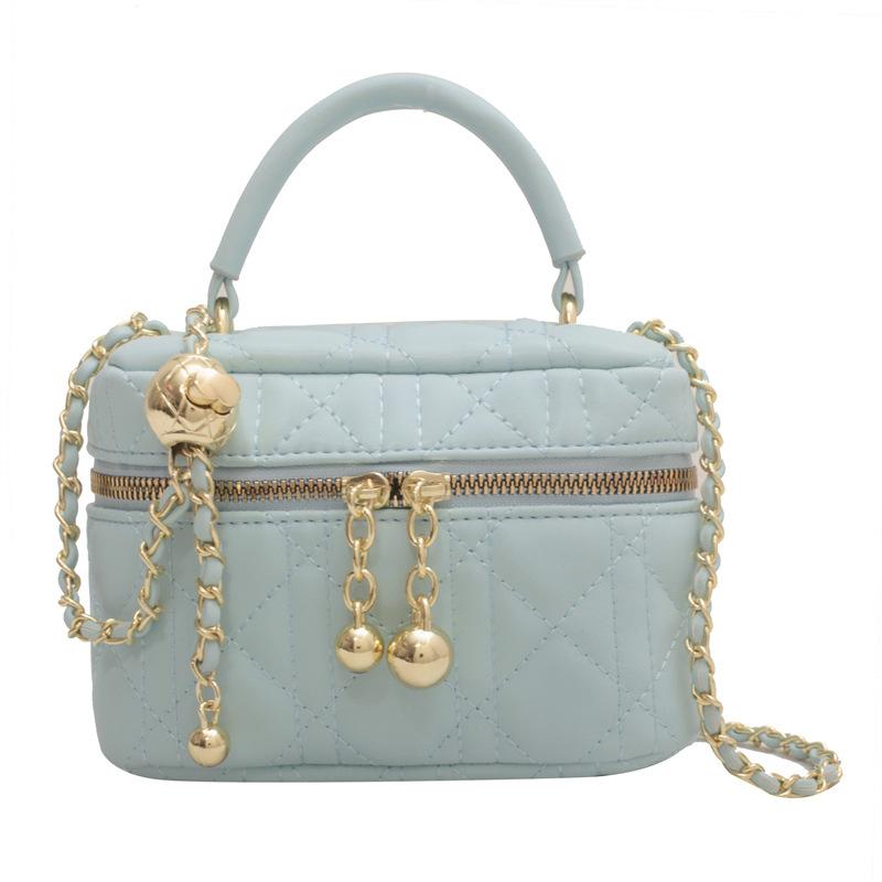 Handheld Small Bag Women's New Solid Color Messenger Bag Versatile Small Square Bag