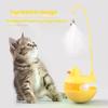 Tumbler Cat Teaser Toy With Removable Feathers & Bells - Self Amusing Kitten Play Wand Easy To Clean And Reassemble