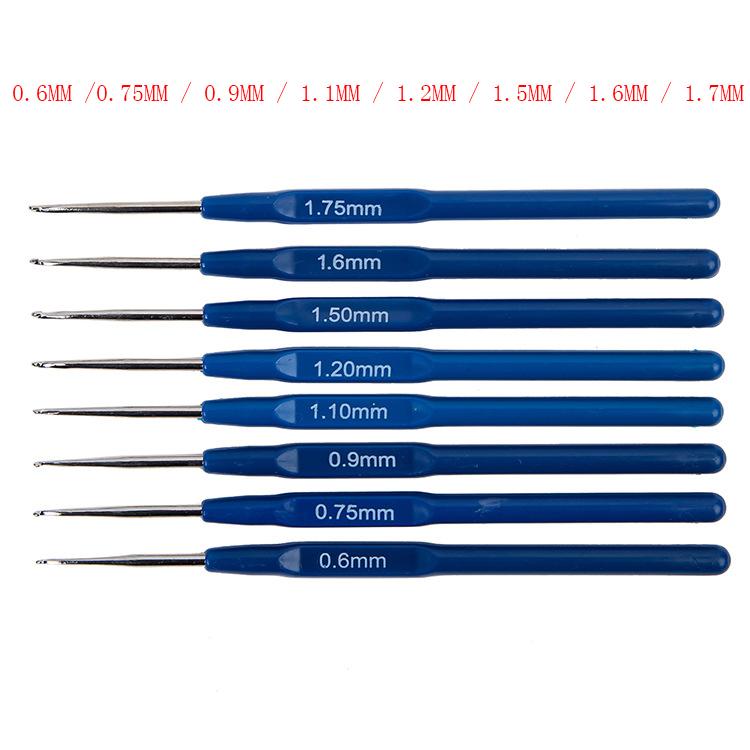 Hand Knitting Kit Silicone Hook Stitch Marker Crochet Hook Set for Beginner With Box