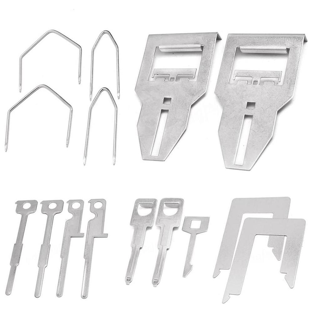 Car CD Player Disassembly Tools Metal Car Audio Release Keys Extractor CD Player Remover Installer Car Audio Repair Tools