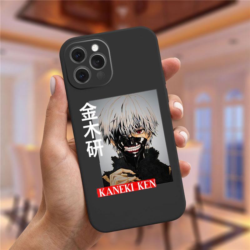 Japanese Anime Tokyo Ghoul Japan Suave Phone Case For iPhone 13 Mini 12 11 Pro Max 7 8 6s Plus XS Max XR Back Fundas Coque Cover