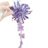 Purple Lycoris Tassel Claw Clip: Elegant Spring/Summer Hair Accessory.