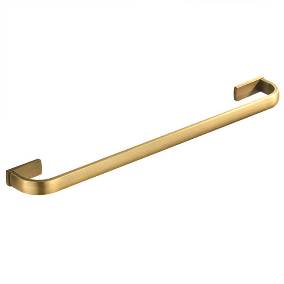 

Антикварная вешалка для полотенец из латуни, белого, черного, золотого, никеля, хрома, настенная вешалка для полотенец для ванной комнаты, полка для хранения 57 см