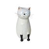 Whimsical Cat Resin Vase Decorative Figurine Home Garden Desk Ornament White Green Yellow