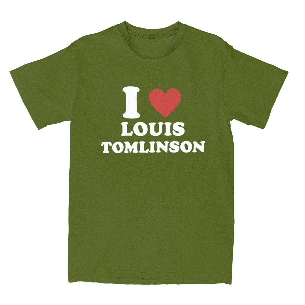

Men T-Shirt I Love Louis Tomlinsons Amazing 100% Cotton Tees Short Sleeve T Shirt Round Collar Clothes Party 4XL