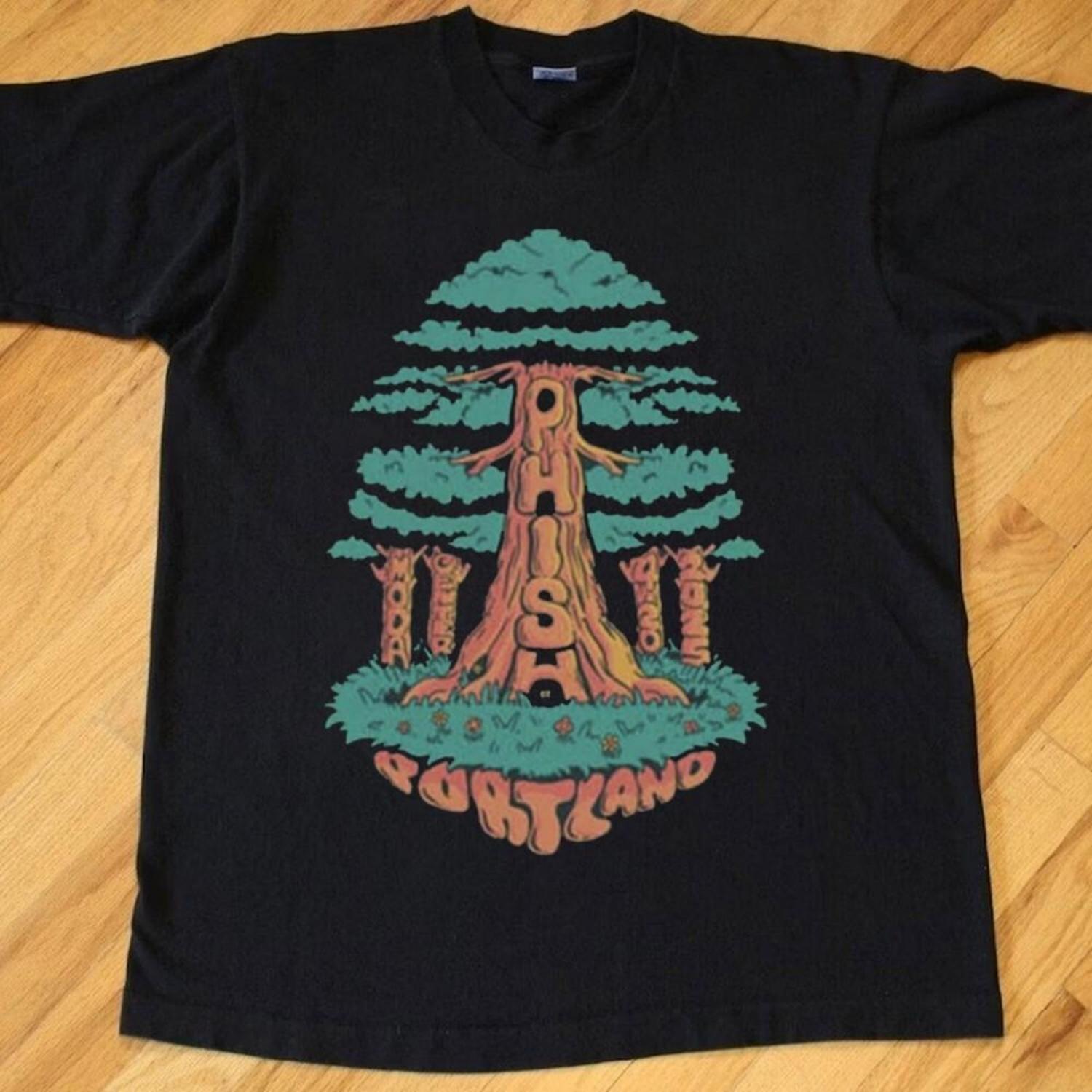 

Phish Portland Oregon 2025 On April 20 2025 Spring Tour Unisex T-Shirt Unisex T-Shirt S чёрный