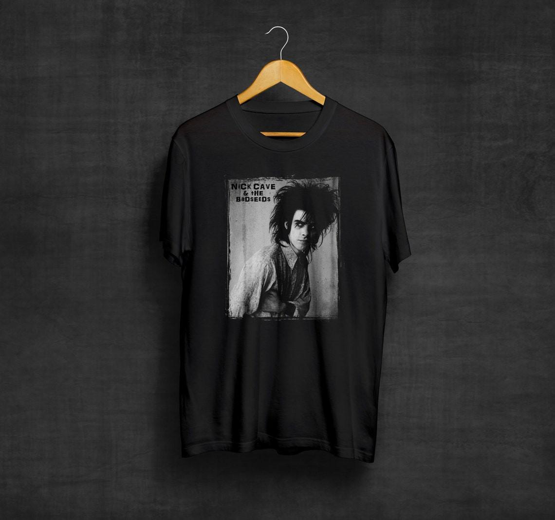 Черная футболка Nick Cave And The Bad Seeds, футболка унисекс пост-панк рок-группы L