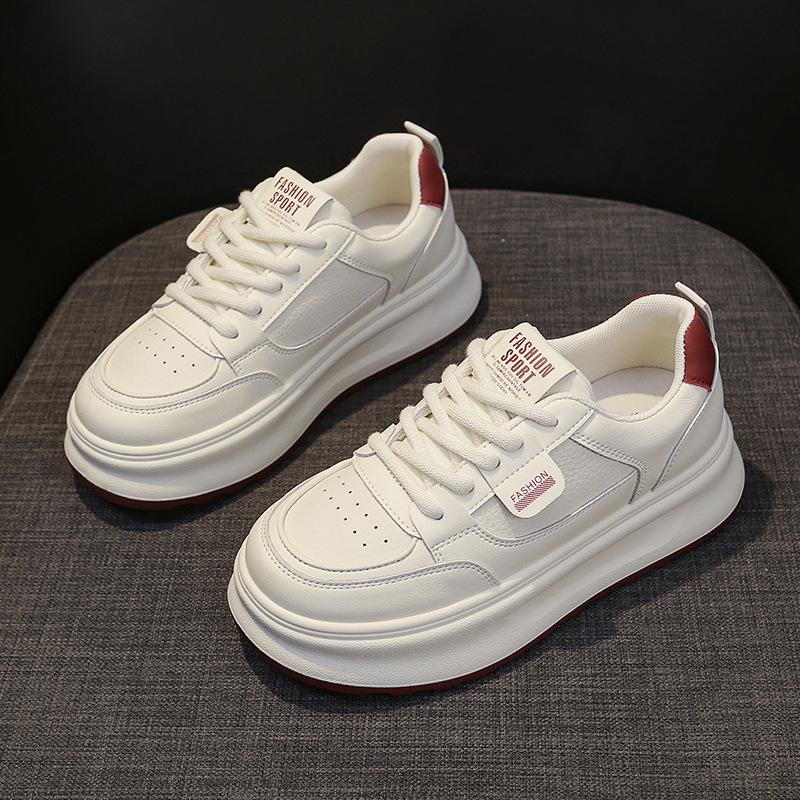Xiaobai women's shoes women's spring new versatile casual board shoes spring breathable thick-soled shoes