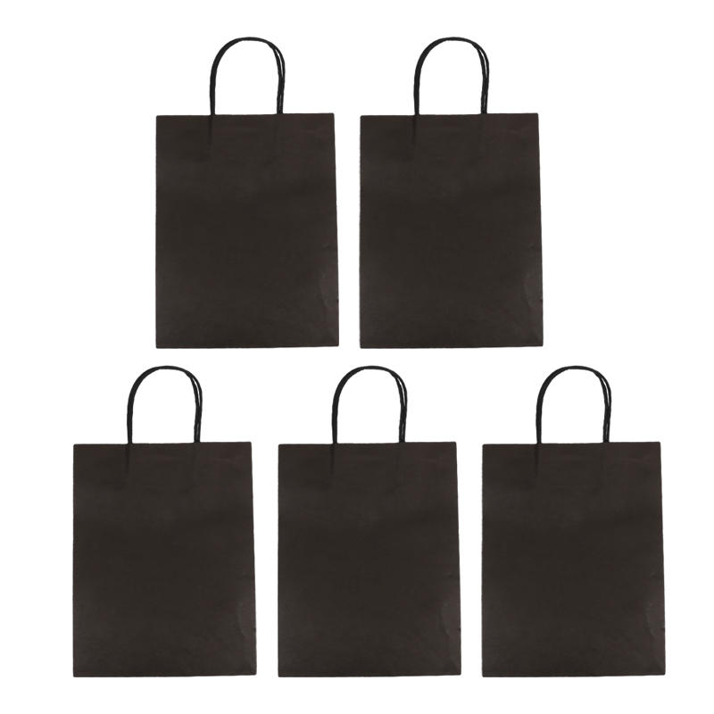 

Красочный бумажный пакет для печенья, подарочная тканевая сумка, сюрприз, 5 шт., пакеты, украшение для дня рождения, свадьбы, вечеринки с ручкой для друга, детей Expand length-27 cm темно-серого