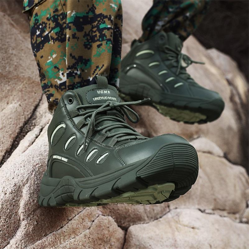 

Мужские ботинки Зимние короткие ботинки Уличные мужские походные ботинки Осенние кроссовки Легкие Нескользящие Мужские ботинки-дезерты Ботильоны Черные 39