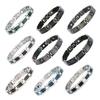 Titanium Steel Bracelet Men'S Stainless Steel Blue Magnet Magnetic Bracelet