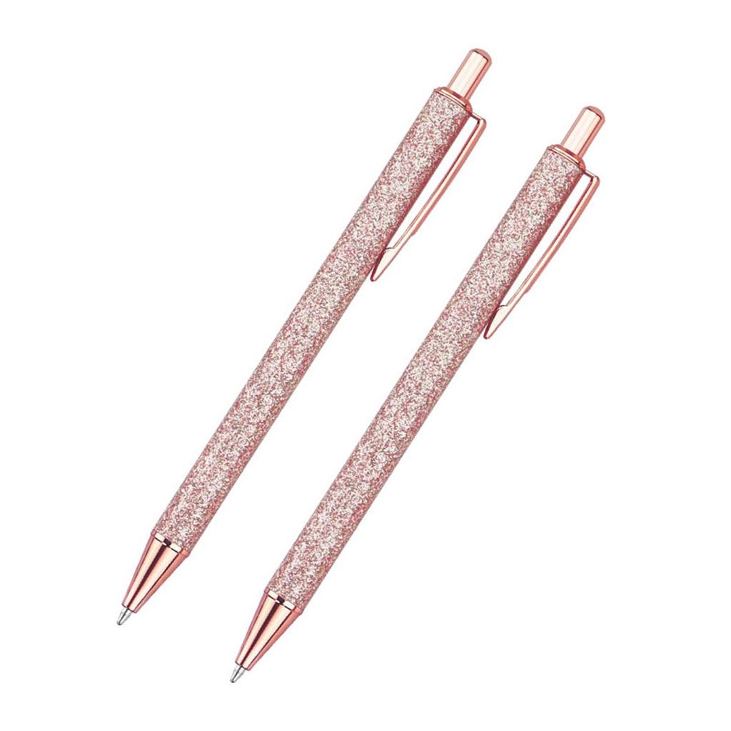 Ballpoint Pens Metal Glitter Pen For Black Pen Gifts For Woman Girls Teacher School  Home 15ml