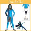 Exquisite Avatar Cosplay Suit For Halloween Party Unisex Kids Jumpsuit Set