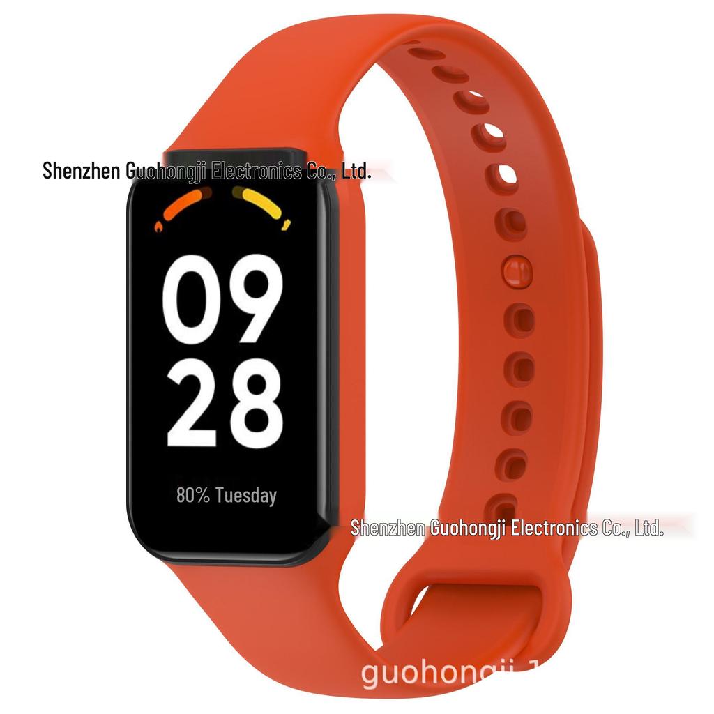 Guohongji Silicone Strap for Redmi Band 2 - Soft, Comfortable, Waterproof, Sweatproof Wristband
