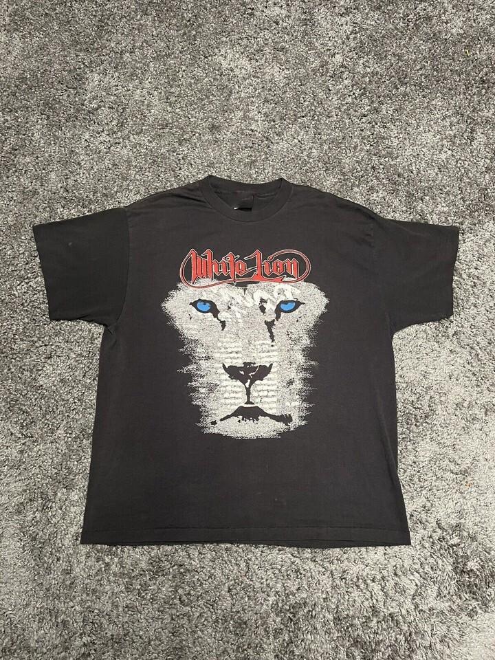 White Lion Band Adult Rock and Roar Tour Unisex T-Shirt Full Size UU918