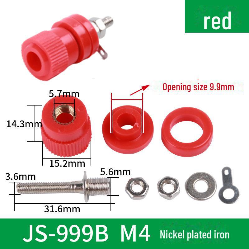 Kupferklemmenblock für Schweißmaschinen-Wechselrichter, Leistungsanschluss M6/M8/M10, Modell JS-333/555