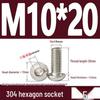ISO7380 Stainless Steel Hex Drive Dome Head Screws - M2 to M16