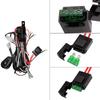 YUNPICAR Universal Fog Lamp Wiring Relay Harness Rocker Switch /40A Power Relay Fuse [For 2 Lights] (Relay Harness)