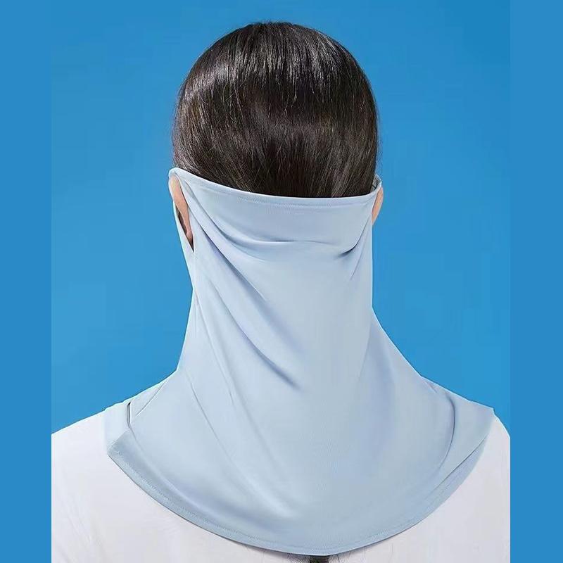 Letní maska proti slunci na krk s UV ochranou, kryt na obličej, opalovací krém na obličej, venkovní, pohodlná, jednobarevná, cyklistické klobouky proti slunci