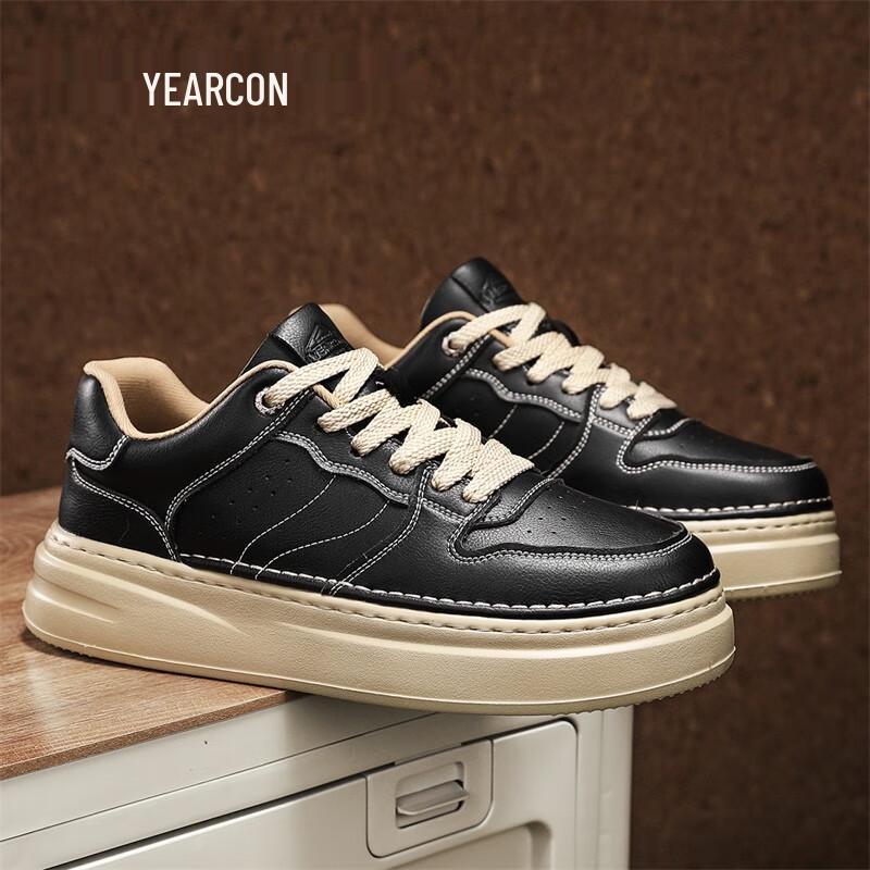 YEARCON Men s Classic Casual Skate Shoes 41 чёрный