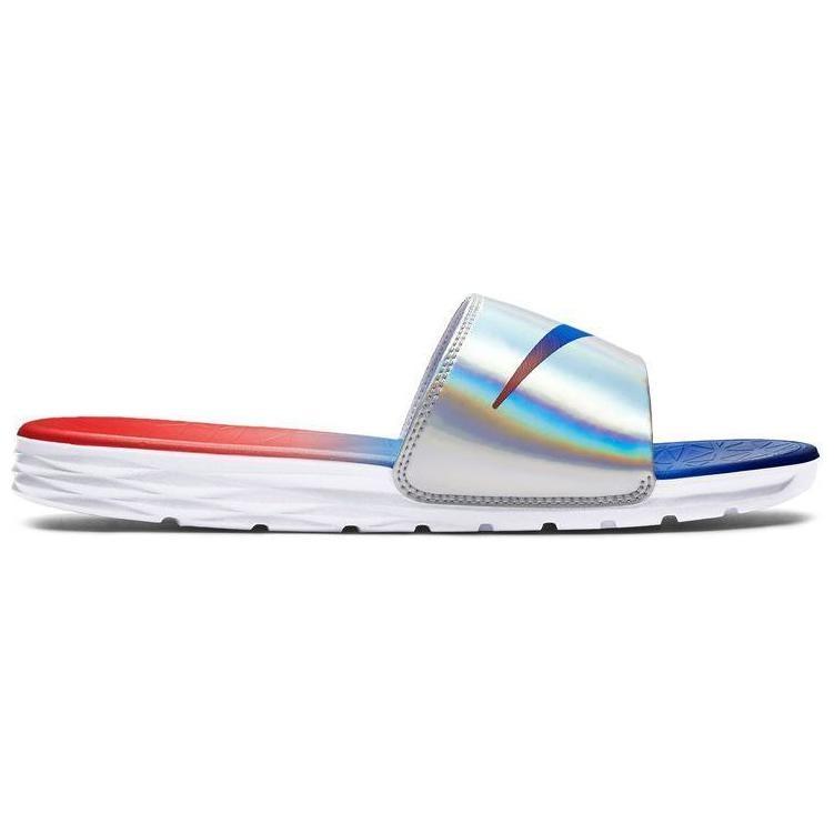 New Style Nike Benassi Solarsoft Rio Olympics blue/red Men's 835553-461