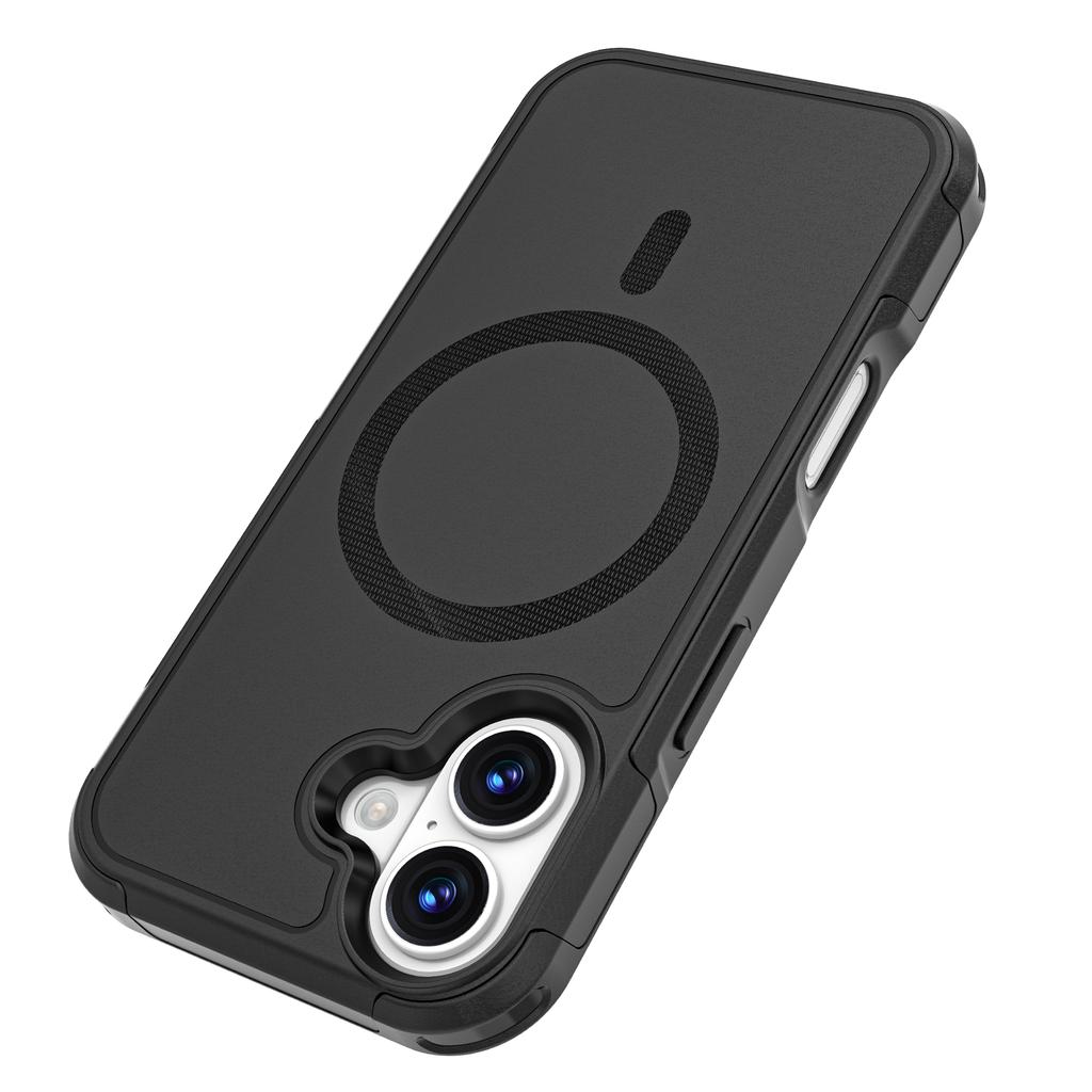 For iPhone 17 Case Compatible with MagSafe PC+TPU Anti-drop Phone Cover