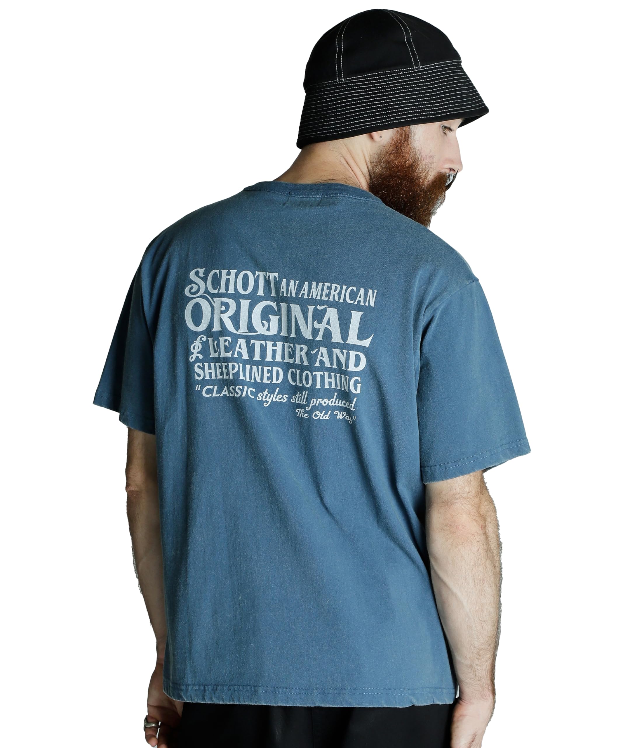 

Schott SNOWWASH T-SHIRT ADVERTISEMENT Men s XL 120 Navy 782-5134033