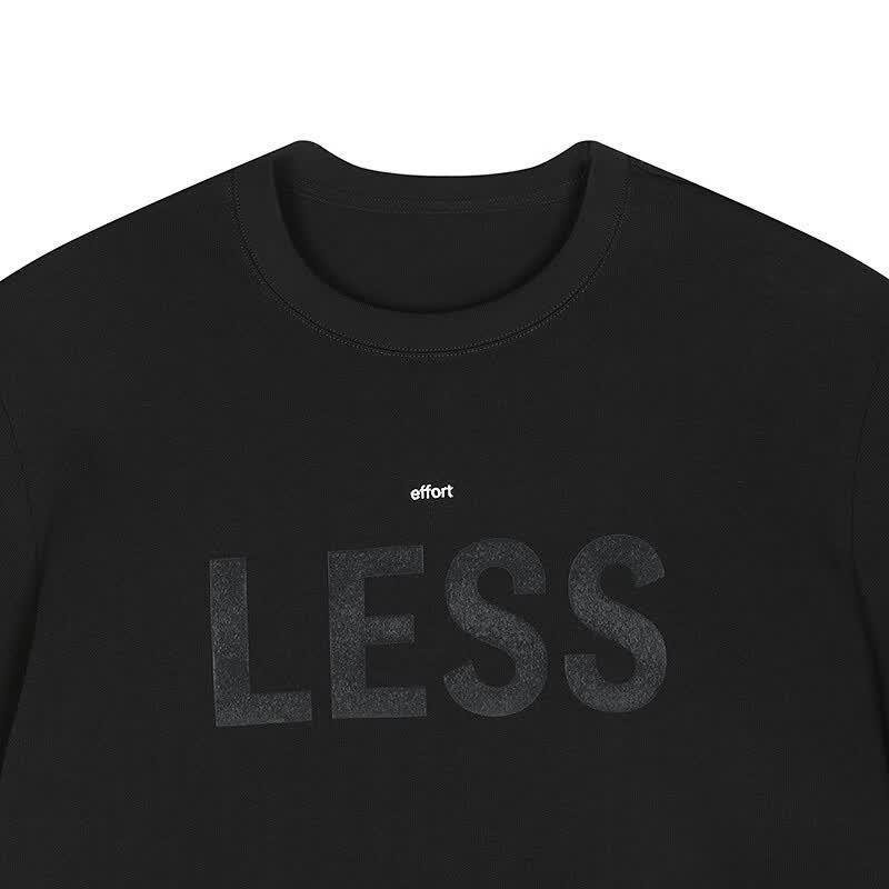 Less 2026 Spring Cotton Round Neck Short Sleeve T-Shirt
