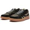 Li Ning Deluxe Low Leather Slip Resistant, Abrasion Resistant, Lightweight Low top Skateboard Shoes Women's Black AZGS046-3
