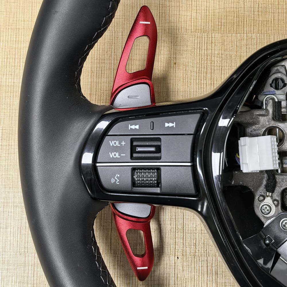 For Honda ZRV ZR-V Hybrid e:HEV HEV Sport 2023-2026 Prelude 2026 Car Steering Wheel DSG Paddle Shift Extension Stickers