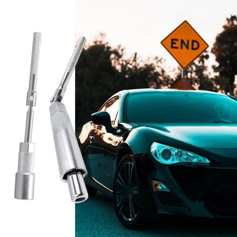 For CR-V 24/27mm Hex Socket Wrench Rear Shock Absorber Repair Tool for Car Automotive Front/Back Shock Absorber Manual T