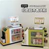 Children's Supermarket Cash Register Coffee Refrigerator Baby Puzzle Simulation Play House Girl Toy Birthday Gift