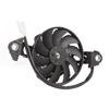 Radiator Fan Assembly for UTV and Go Kart Service, 12V Cooling Fan with Black Plastic Housing, 8 Mm Mount Holes and Lead for Repair Jobs