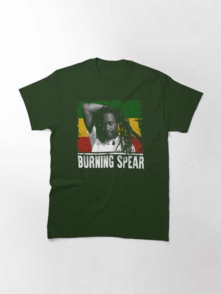 Burning Spear Grafica Amore Arti Brucianti Lancia Cantante Giamaicano T-Shirt Classica
